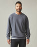 Men's Relaxed French Terry Crew - Metropolitan Grey